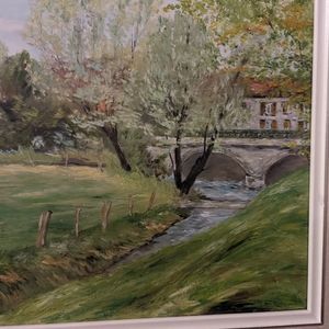 Vintage Oil painting canvas..."1985 original"